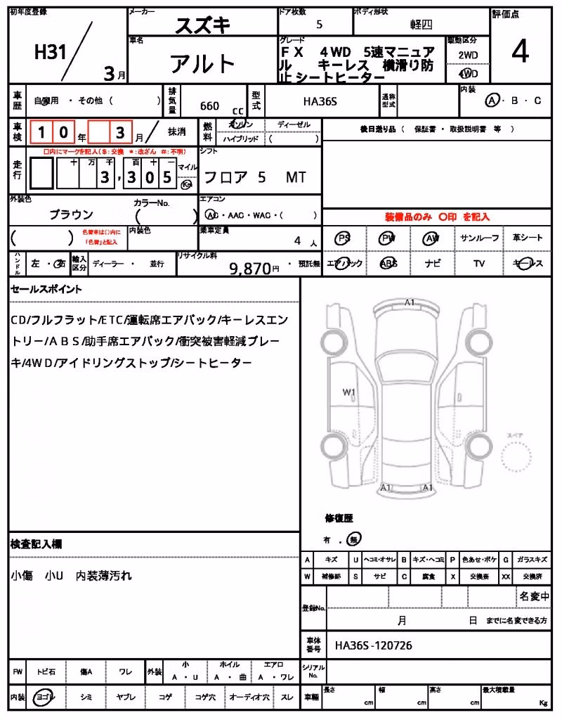 SUZUKI ALTO
