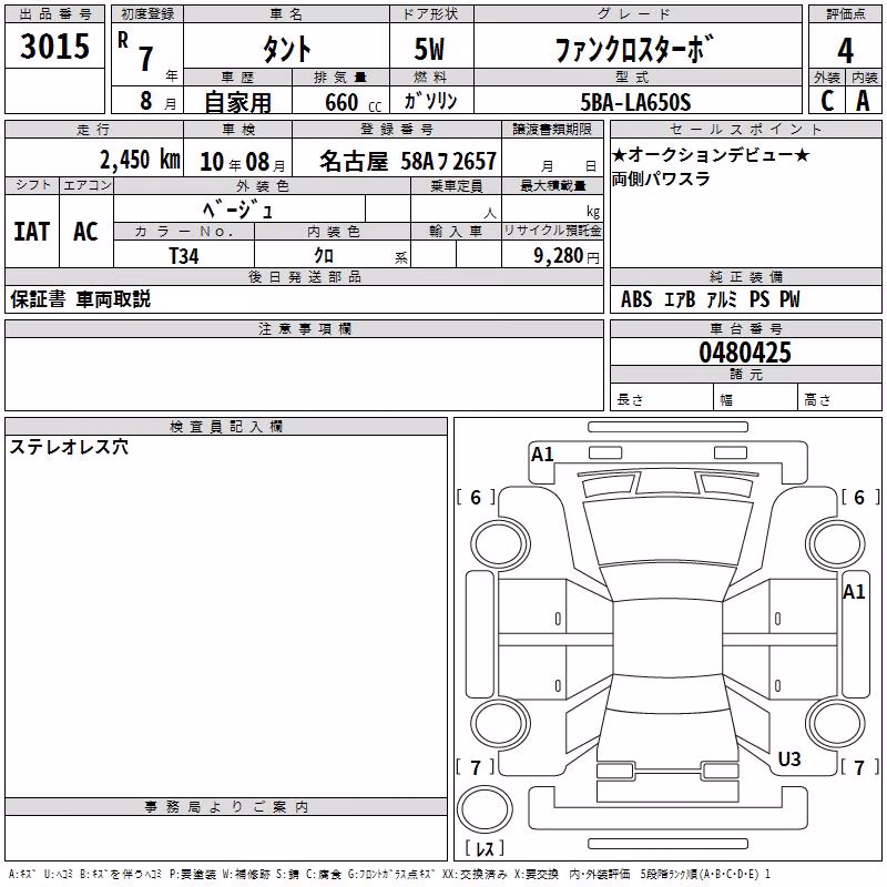 DAIHATSU TANTO