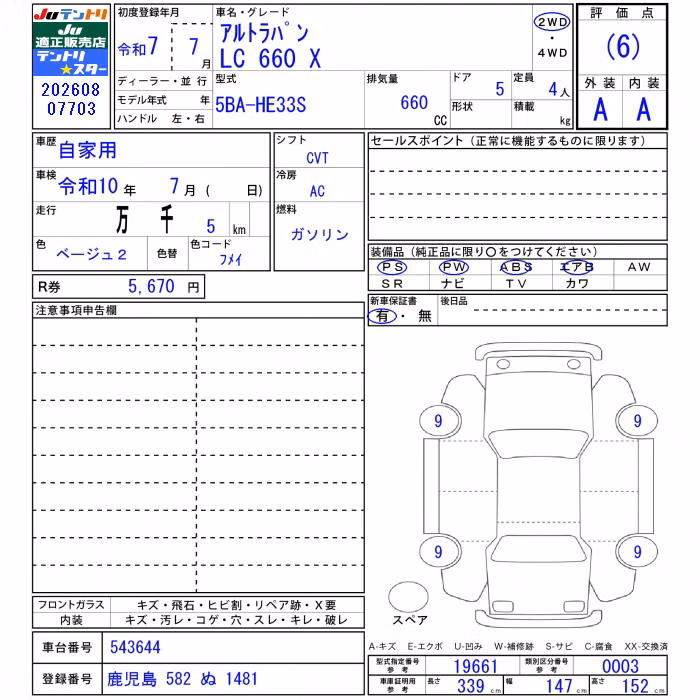 SUZUKI ALTO LAPIN