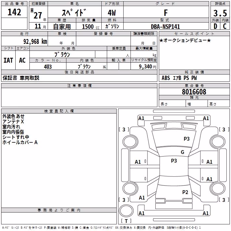 TOYOTA SPADE