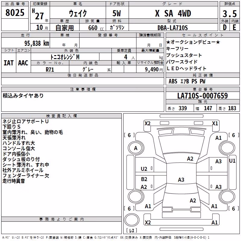 DAIHATSU WAKE