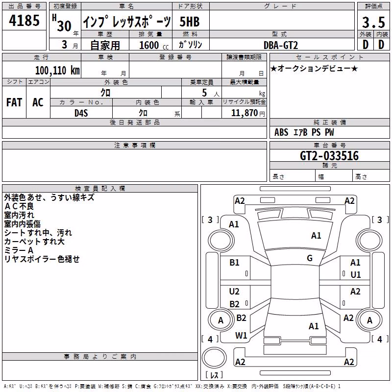 SUBARU IMPREZA