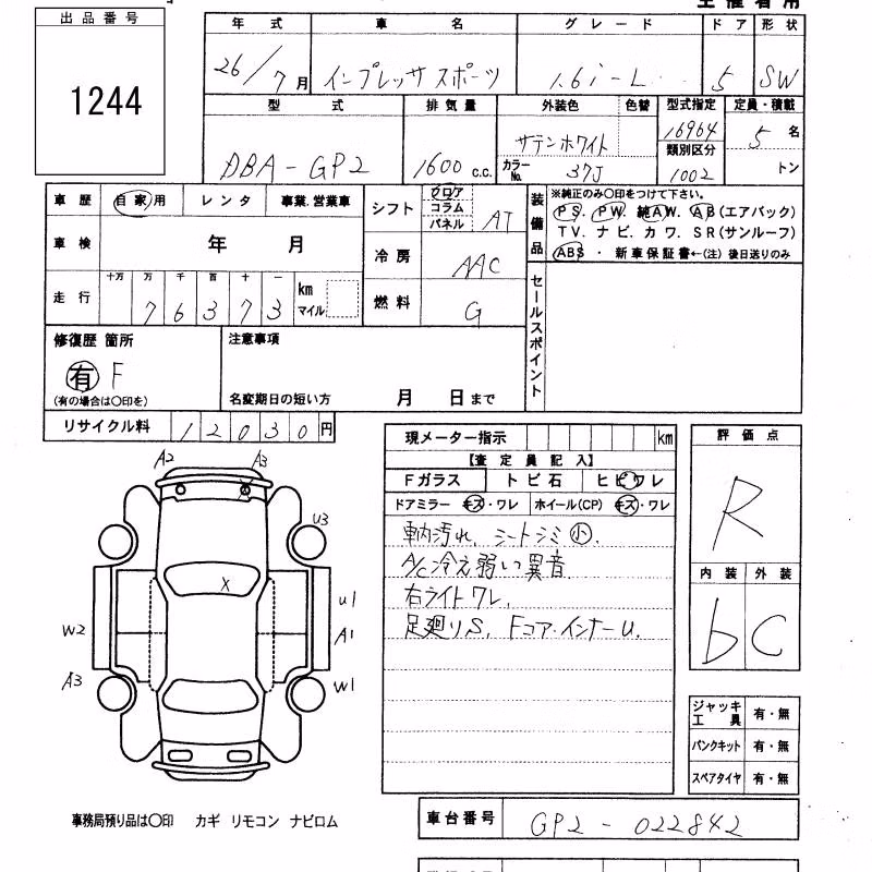 SUBARU IMPREZA