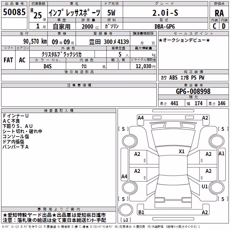 SUBARU IMPREZA