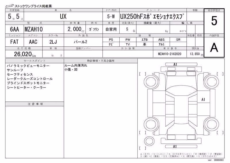 LEXUS UX250H