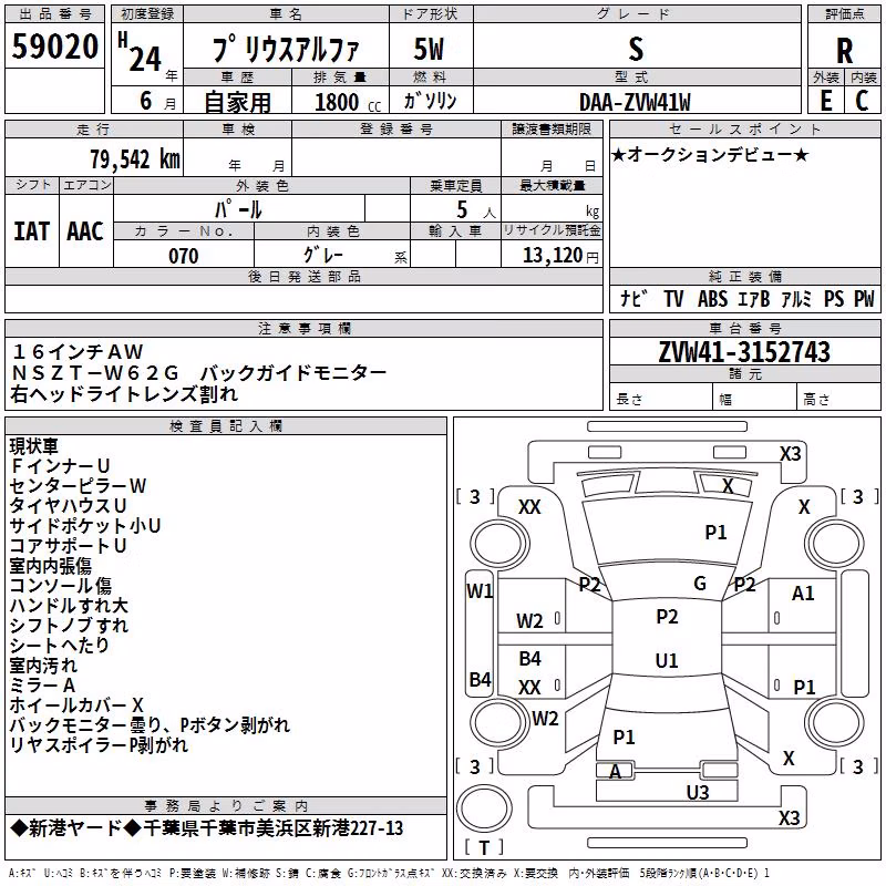 TOYOTA PRIUS ALPHA