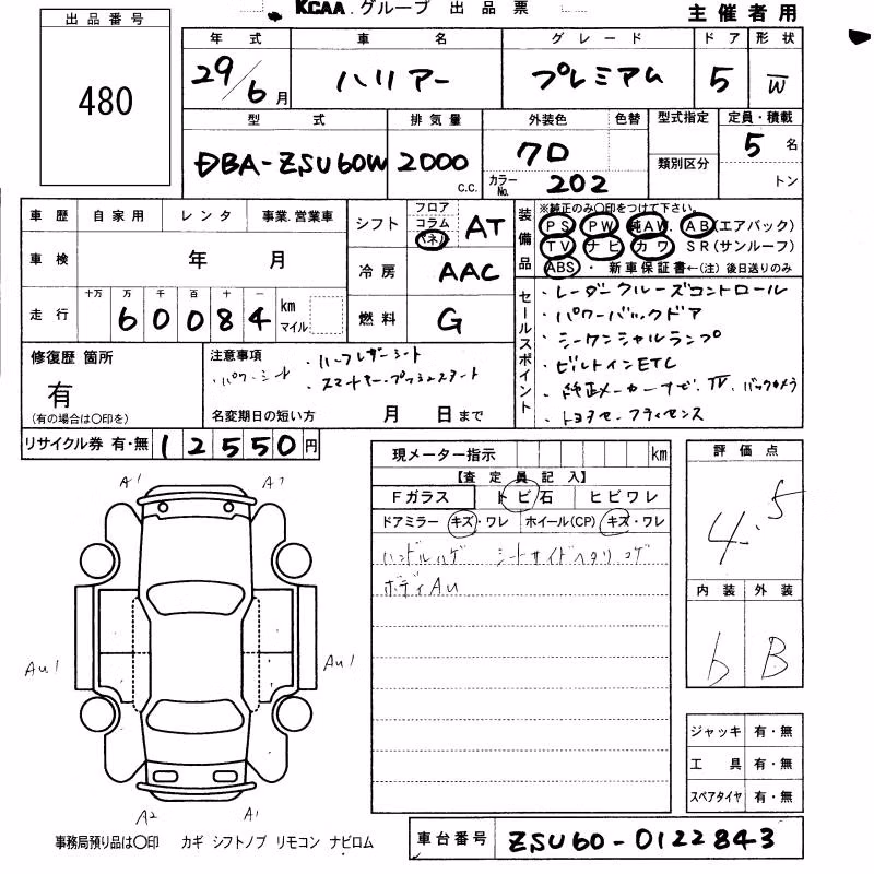 TOYOTA HARRIER