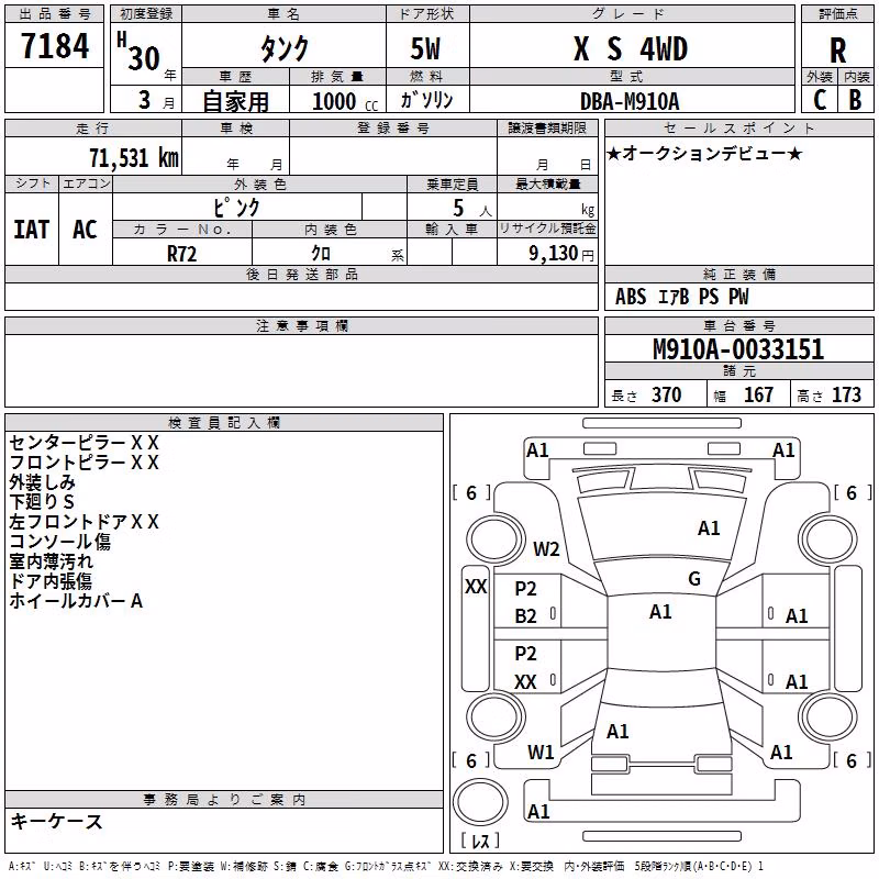TOYOTA TANK