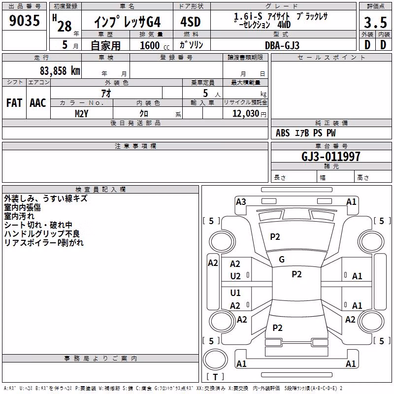 SUBARU IMPREZA