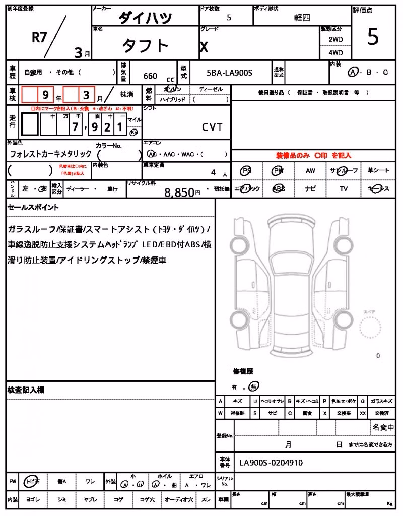 DAIHATSU TAFT