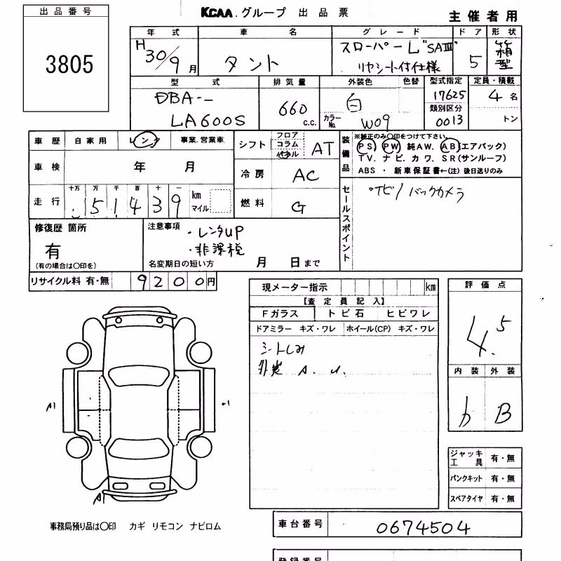 DAIHATSU TANTO
