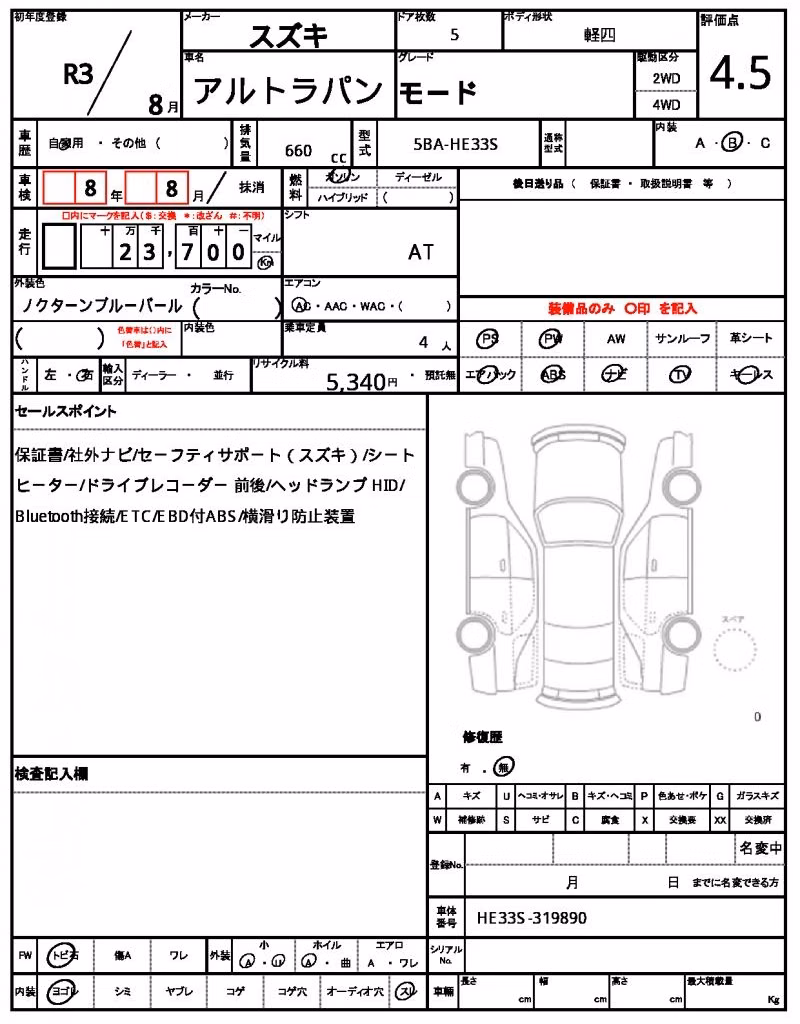 SUZUKI ALTO LAPIN
