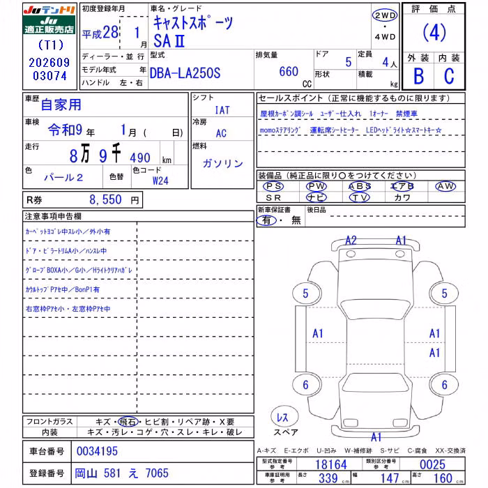 DAIHATSU CAST