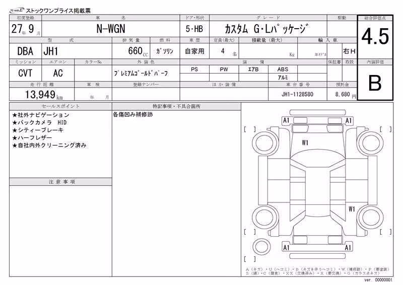 HONDA N-WGN