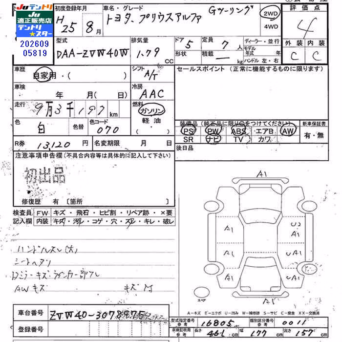 TOYOTA PRIUS ALPHA