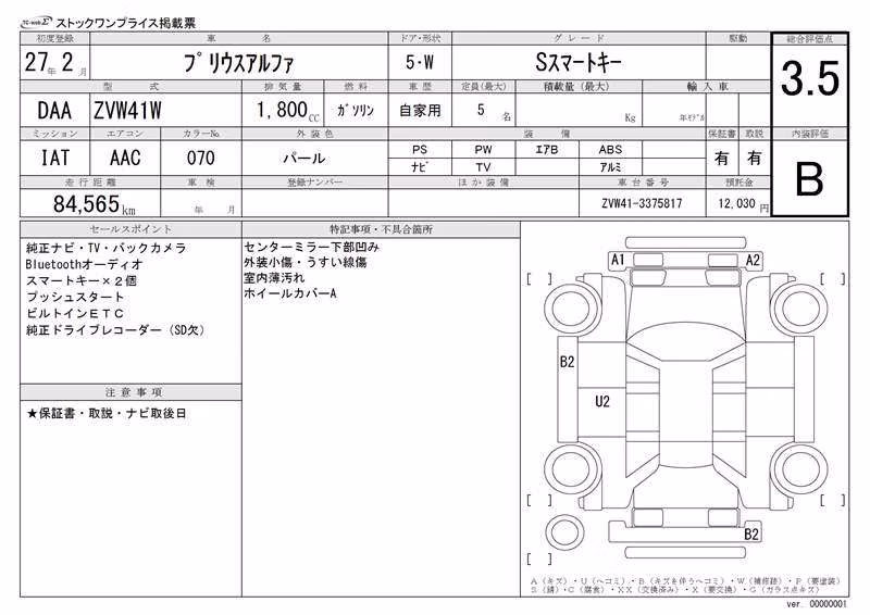 TOYOTA PRIUS ALPHA