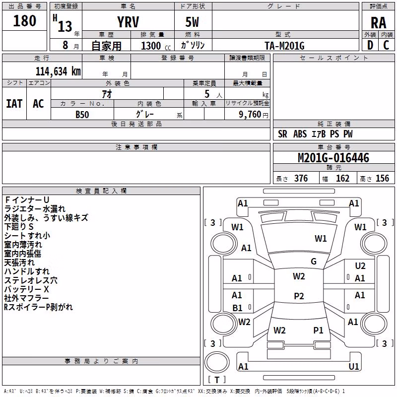 DAIHATSU YRV