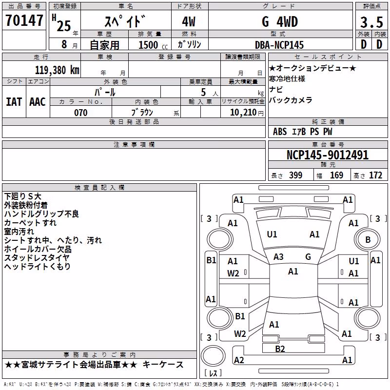 TOYOTA SPADE