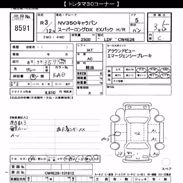 NISSAN NV350 CARAVAN