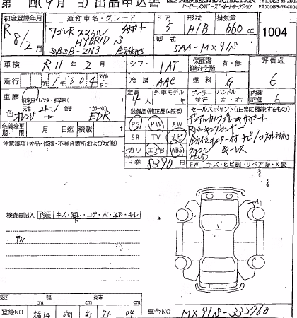 SUZUKI WAGON R SMILE