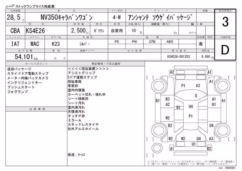 NISSAN NV350 CARAVAN