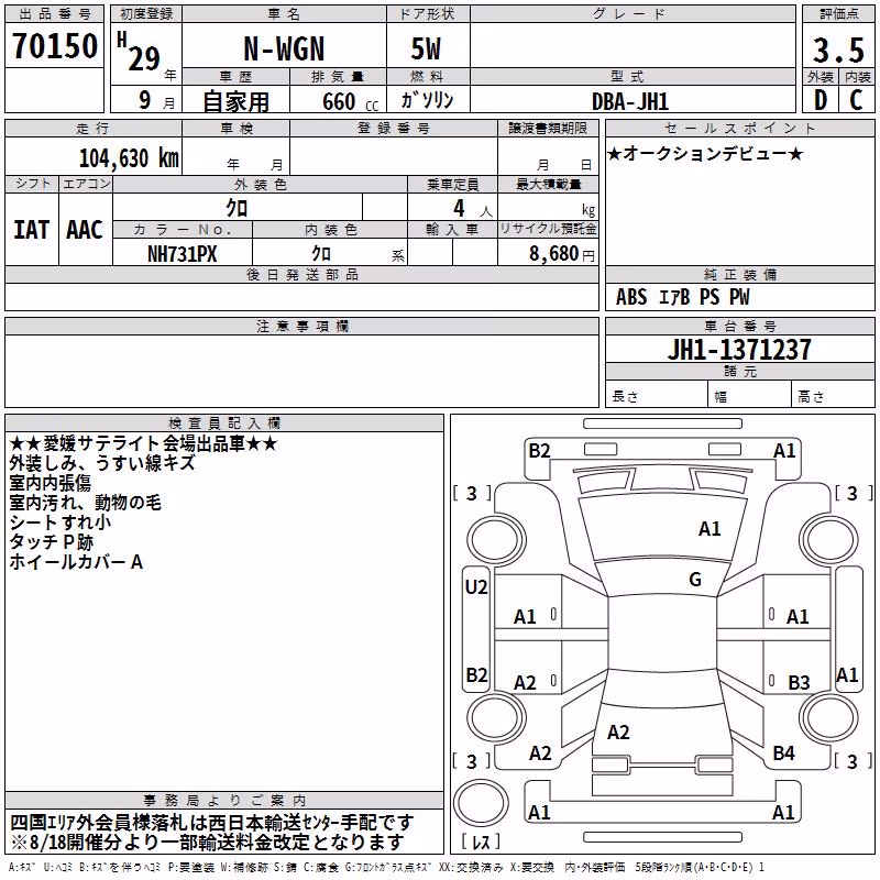 HONDA N-WGN