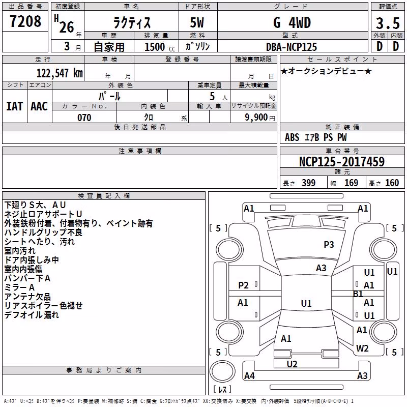 TOYOTA RACTIS