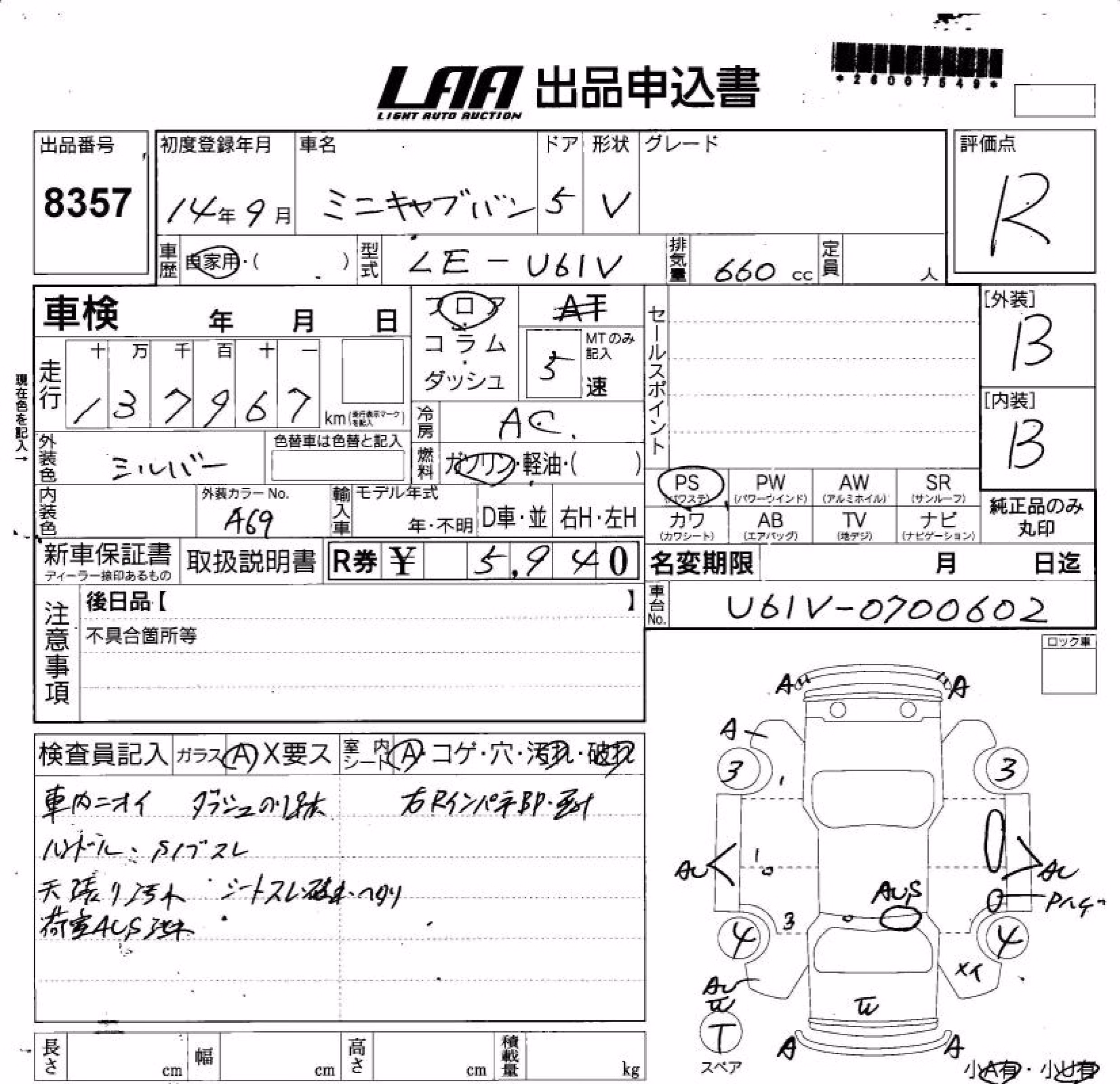 MITSUBISHI MINICAB