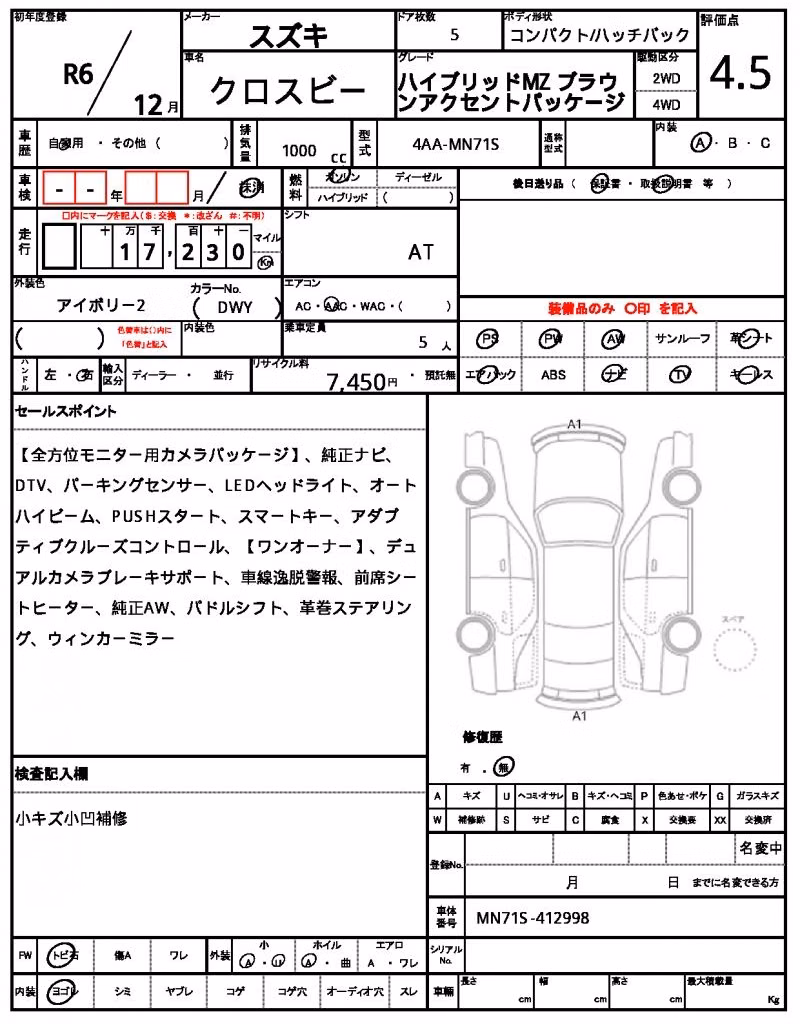 SUZUKI XBEE