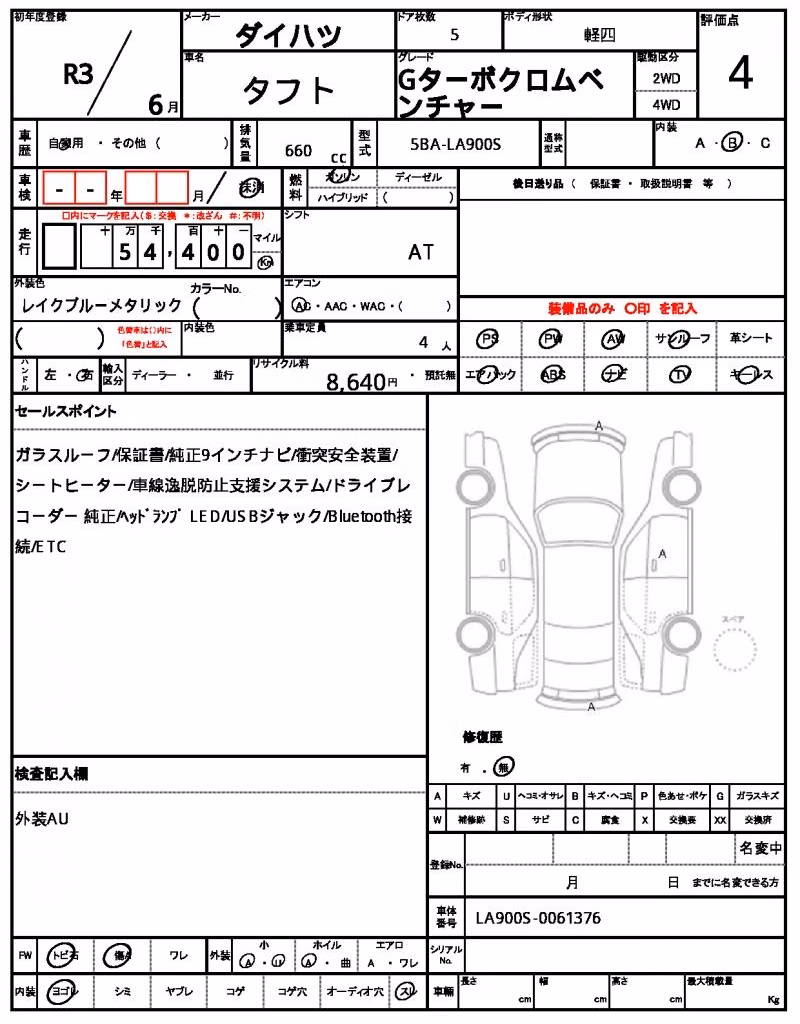 DAIHATSU TAFT
