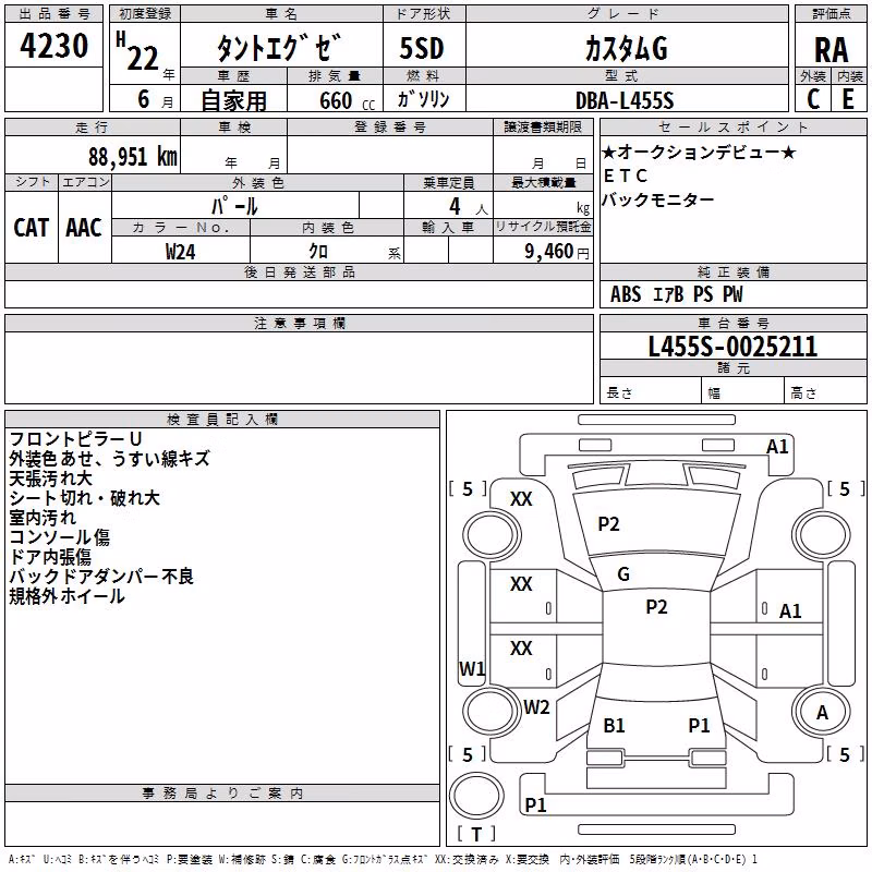 DAIHATSU TANTO EXE