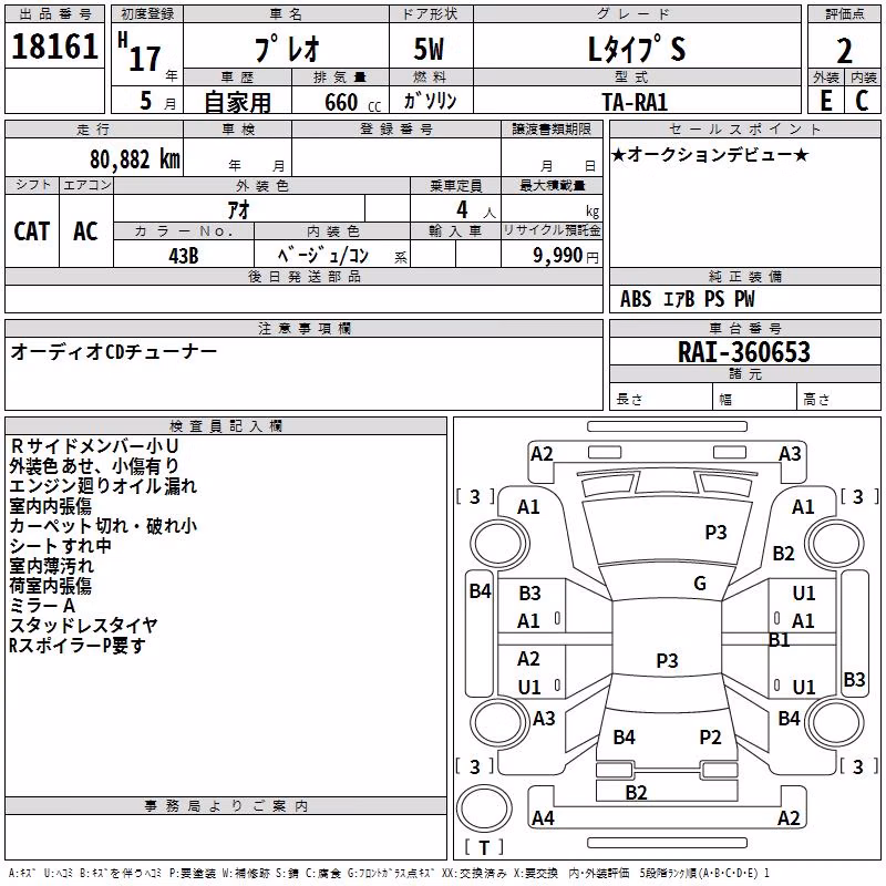 SUBARU PLEO