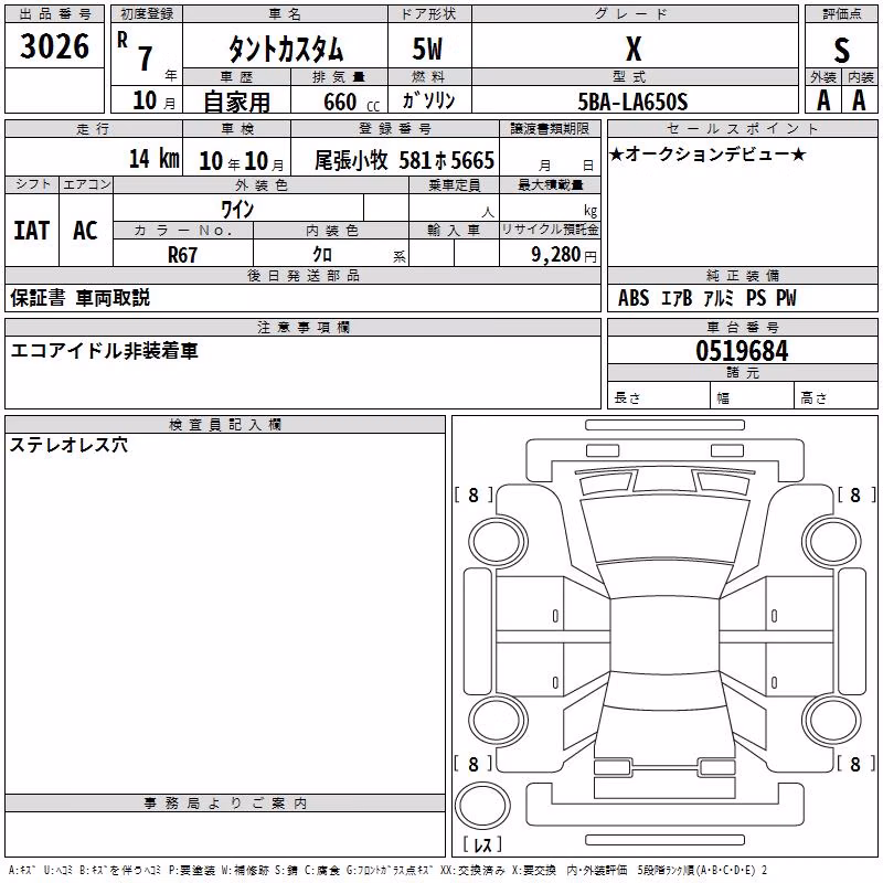 DAIHATSU TANTO