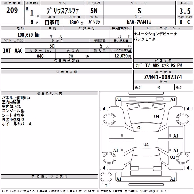 TOYOTA PRIUS ALPHA