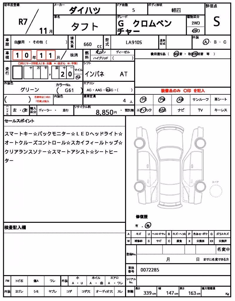 DAIHATSU TAFT