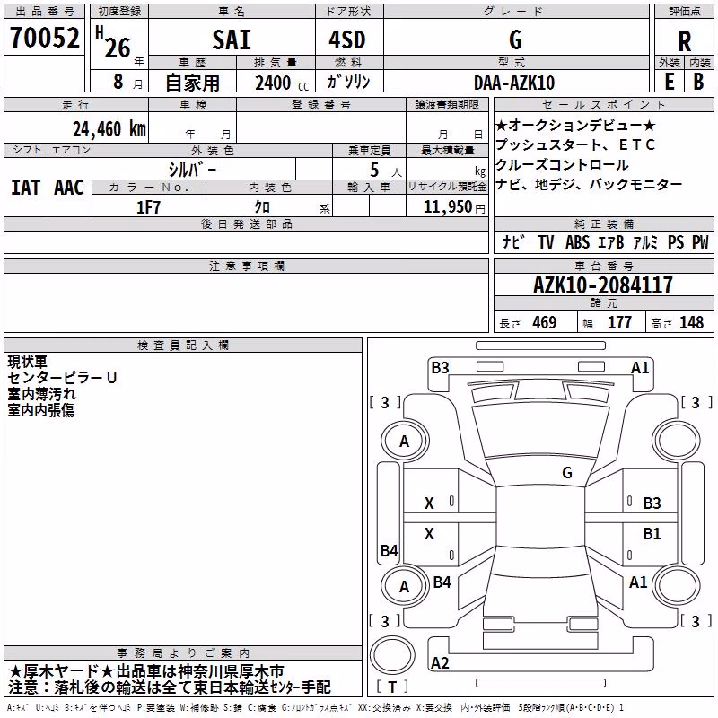 TOYOTA SAI