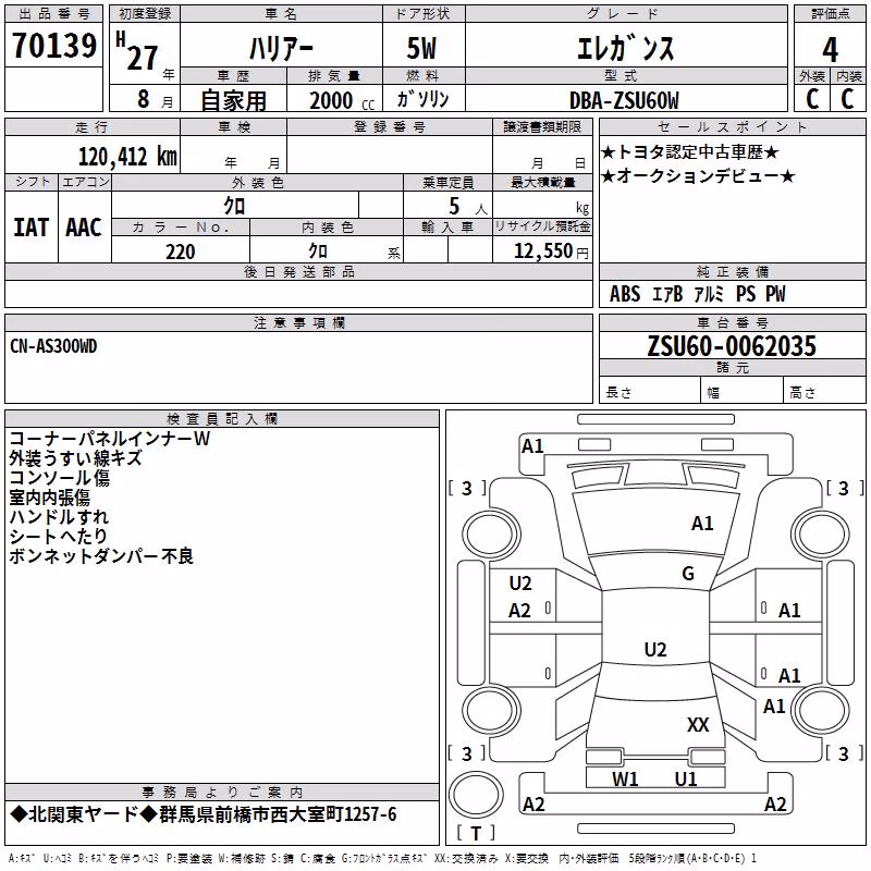 TOYOTA HARRIER