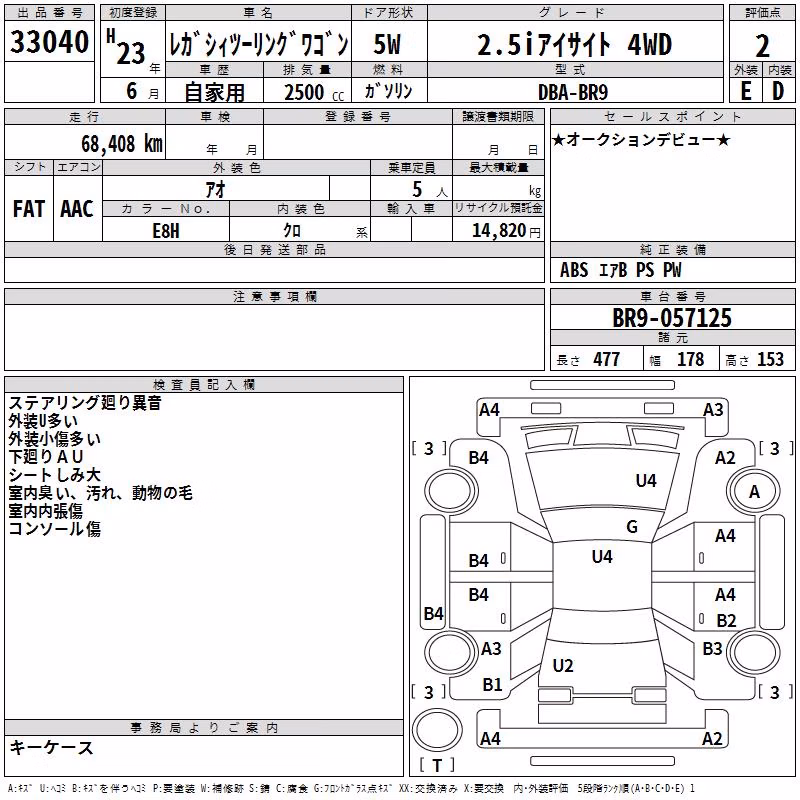 SUBARU LEGACY