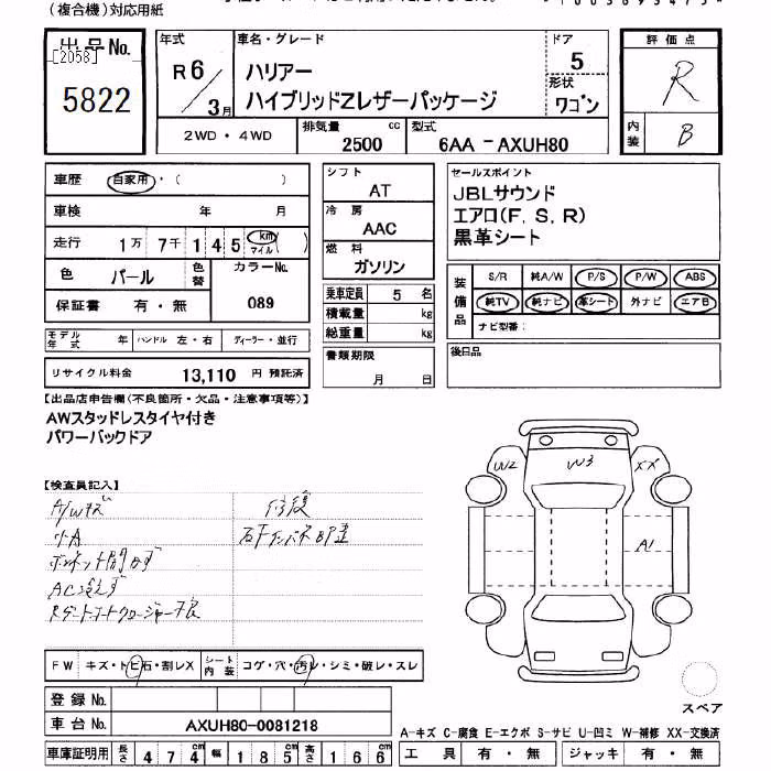 TOYOTA HARRIER