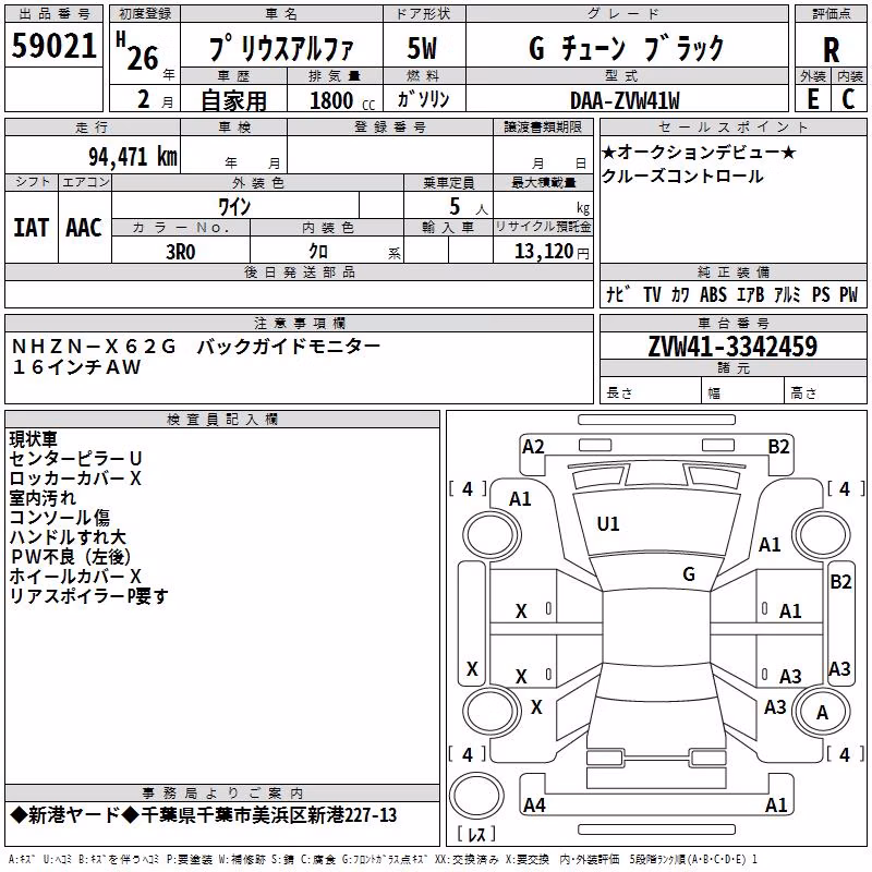 TOYOTA PRIUS ALPHA
