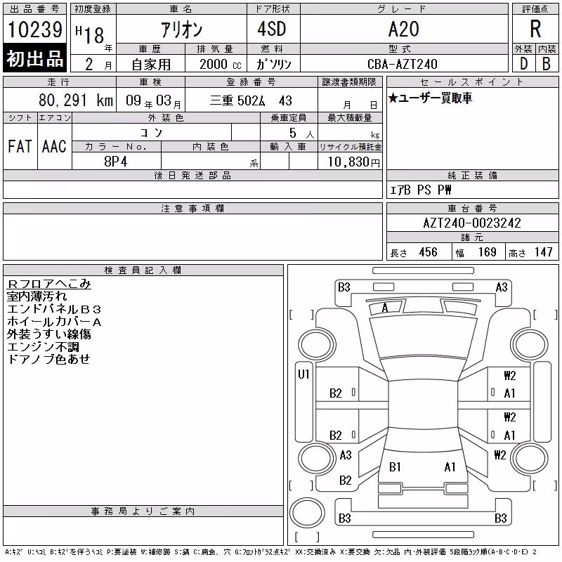 TOYOTA ALLION