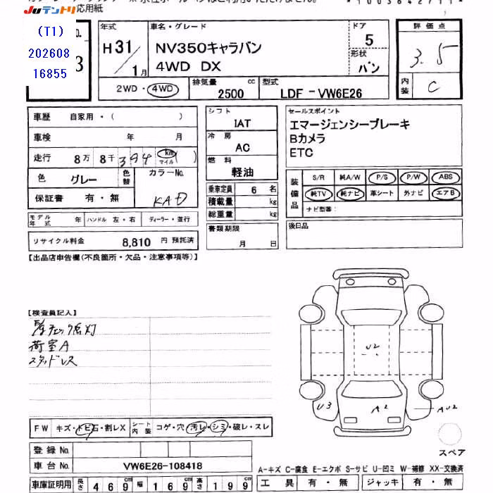 NISSAN NV350 CARAVAN