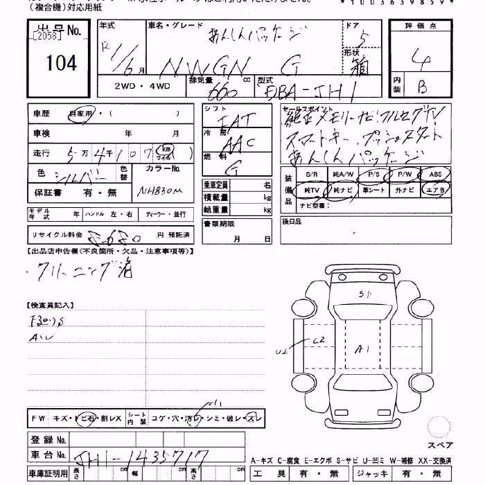 HONDA N-WGN
