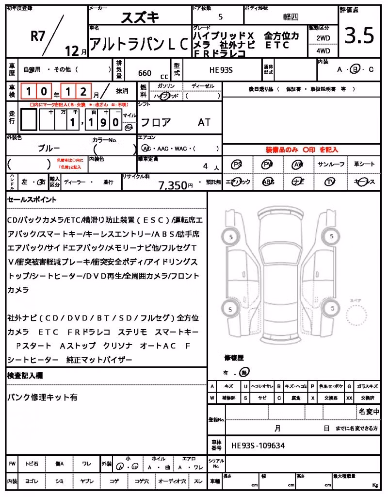 SUZUKI ALTO LAPIN