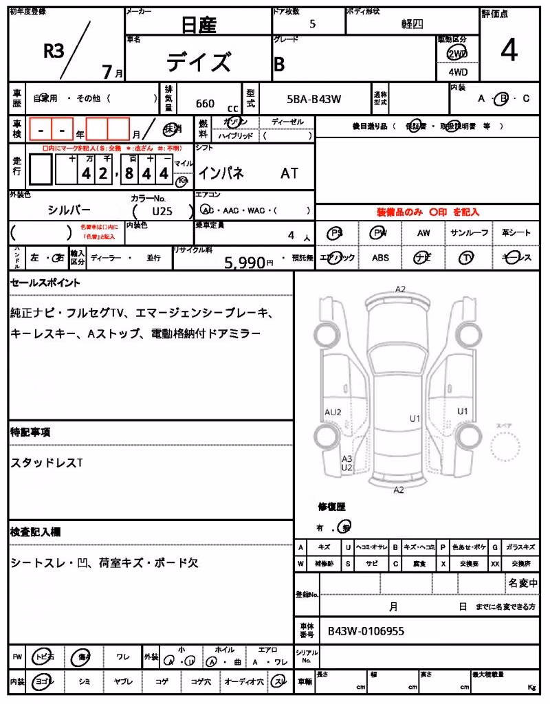 NISSAN DAYZ