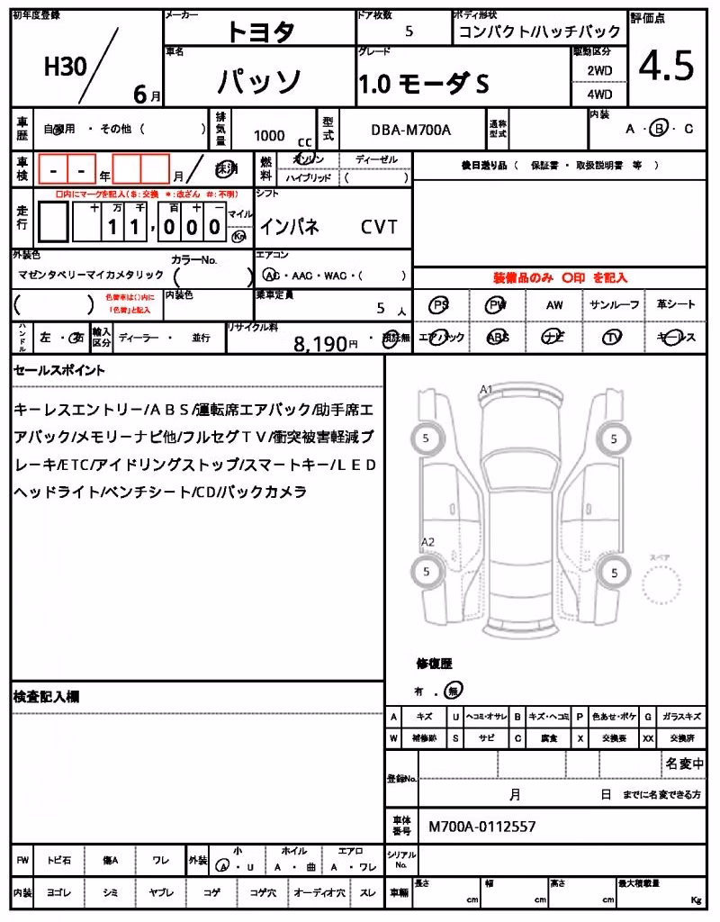 TOYOTA PASSO