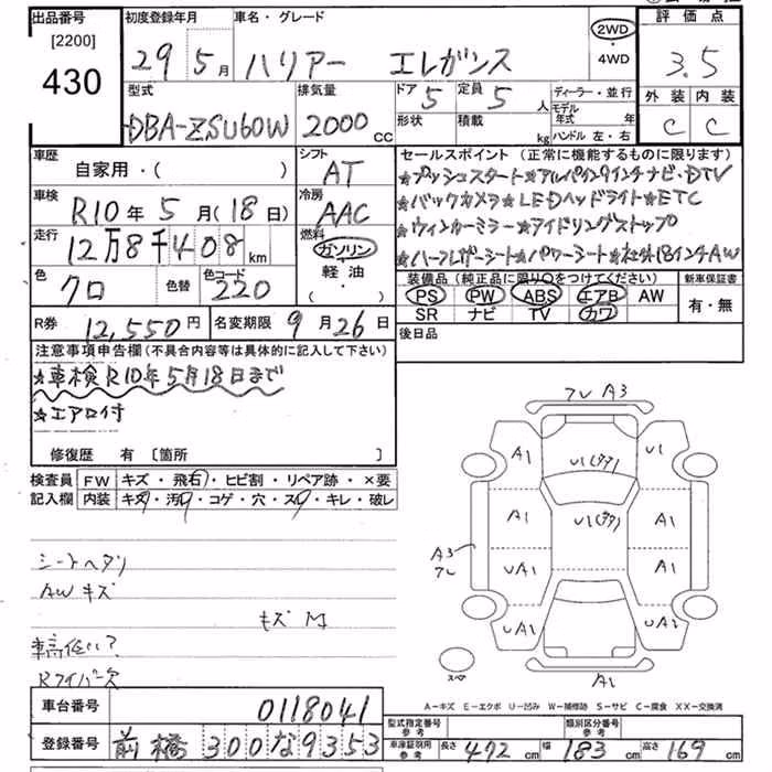 TOYOTA HARRIER