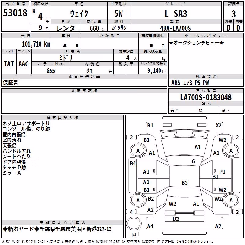 DAIHATSU WAKE