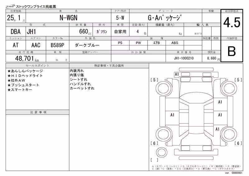 HONDA N-WGN