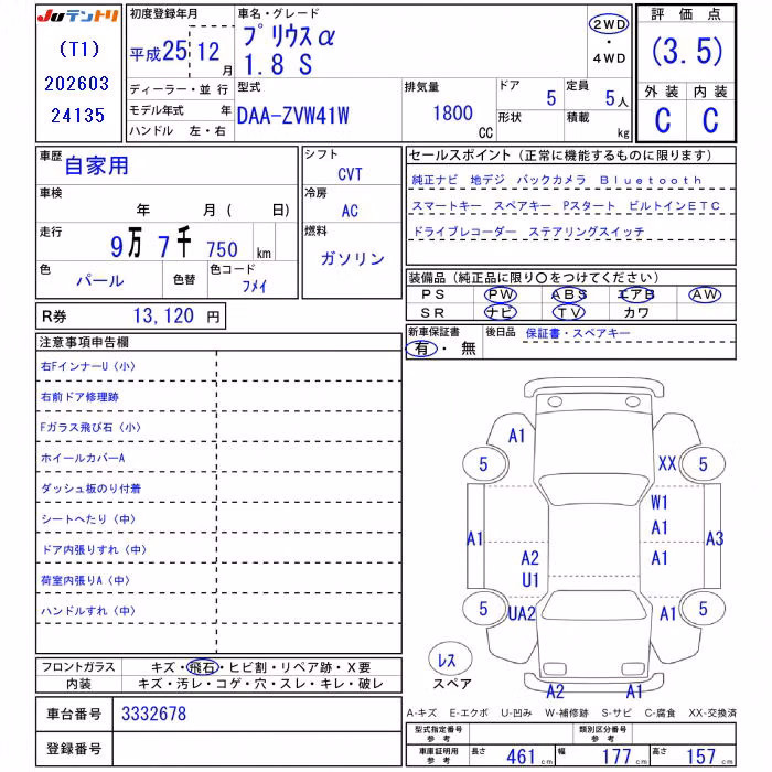 TOYOTA PRIUS ALPHA